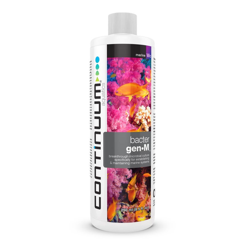 Continuum Aquatics BacterGen M â€“ Marine Nitrifying Bacteria & Waste Reducer â€“ Clears Water, Lowers Ammonia, Nitrites, Phosphates â€“ Reef & Fish Safe 250 ml - Image 1